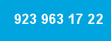 923 963 17 22 923 963 17 22